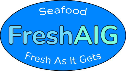 FreshAIG Seafood Fresh As It Gets Logo