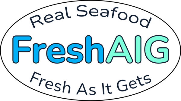 FreshAIG Real Seafood Fresh As It Gets logo